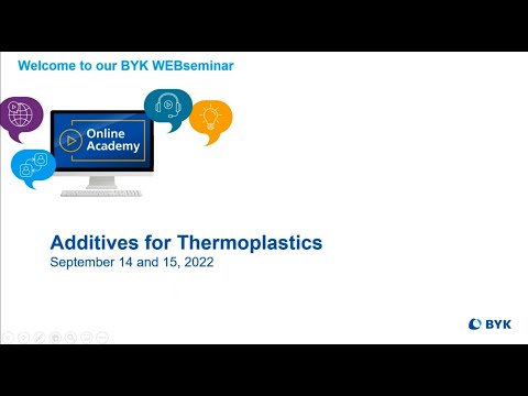 BYK WEBseminar Additives for Thermoplastics - Day 2