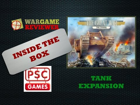 74.5.- The Great War: Tank Expansion (PSC Games): Inside the box