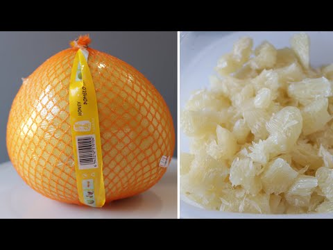 How to Eat Honey Pomelo | Taste Test