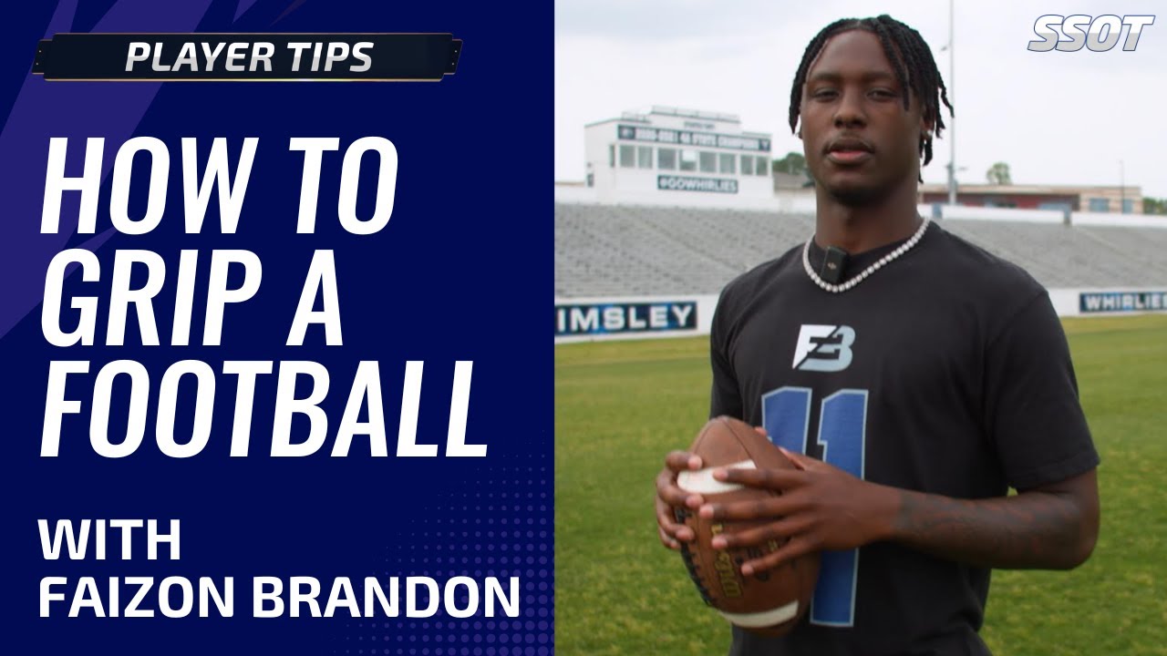 Faizon Brandon Shares His Football Grip for Quarterbacks