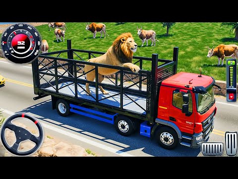 Real Zoo Transporter Truck Driving - Farm Cargo Animal Truck Transport Simulator - Android GamePlay
