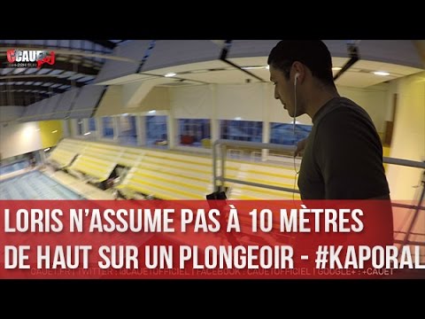 Loris n'assume pas à 10 mètres de haut sur un plongeoir - #Kaporal - C’Cauet sur NRJ