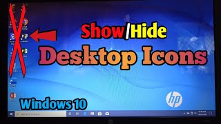 How to show or hide desktop icons on Windows 10 | HP Laptop
