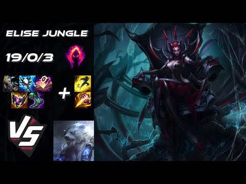 JUNGLE Elise vs Volibear - EU Grandmaster Patch 14.24