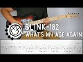 BLINK 182 WHAT S MY AGE AGAIN Guitar Cover Tutorial FREE TAB