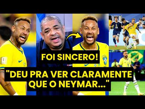 VAMPETA sobre NEYMAR: “Cara, DEU PRA VER que ELE…” CRAQUE JOGA em BRASIL x ESCÓCIA e GERA DEBATE!