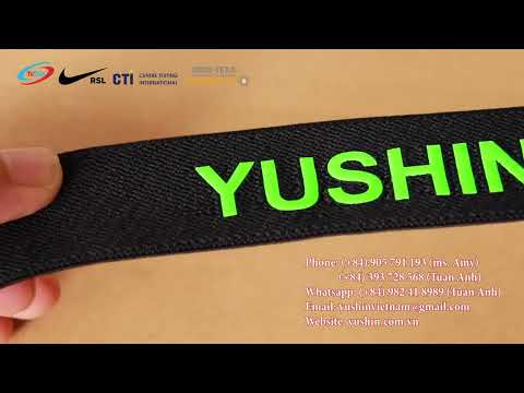 KỸ THUẬT IN DÂY ĐAI THUN CO GIÃN || PHỦ BÓNG BỀ MẶT