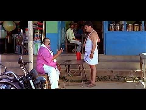 Jaggesh Comedy Scenes - Jaggesh comes to hotel to eat comedy scenes | Bhanda Alla Bhahaddur
