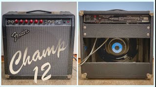 Video thumbnail for 1987-1992 Fender Champ 12 Red Knob by Johan Segeborn