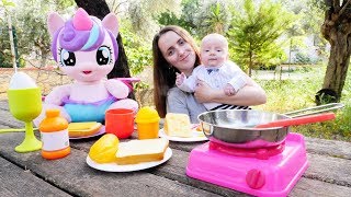 Пикник на природе с Литл Пони и Поняней - Видео для детей
