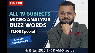 Download lagu FMGE 2026 LIVE | All 19 Subjects Micro Analysis & Buzz Words | Shortcut Sure Selection mp3 Download lagu FMGE 2026 LIVE | All 19 Subjects Micro Analysis & Buzz Words | Shortcut Sure Selection mp3