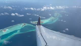 Male Airport, Maldives - Singapore Airlines B737 Take Off