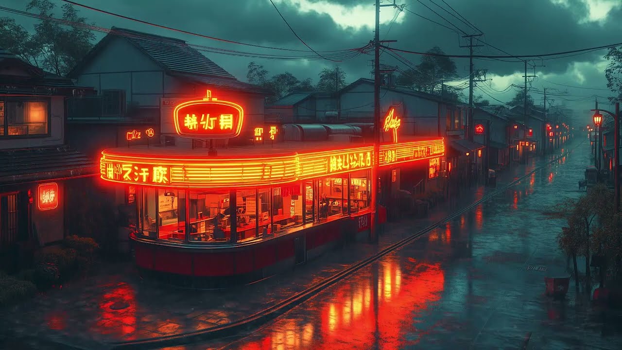 Nostalgic Tokyo: 90s Lofi Beats through the Old Japanese City | Productive Rainy Nights Experience