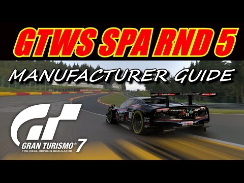Gran Turismo 7 - GTWS Manufacturer RND 5 Spa Guide