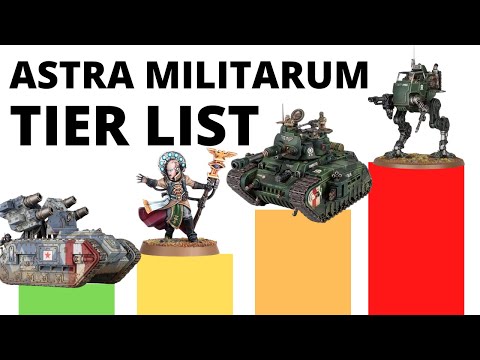 Codex Astra Militarum Unit Tier List with Points Costs- Strongest and Weakest Imperial Guard Units ?