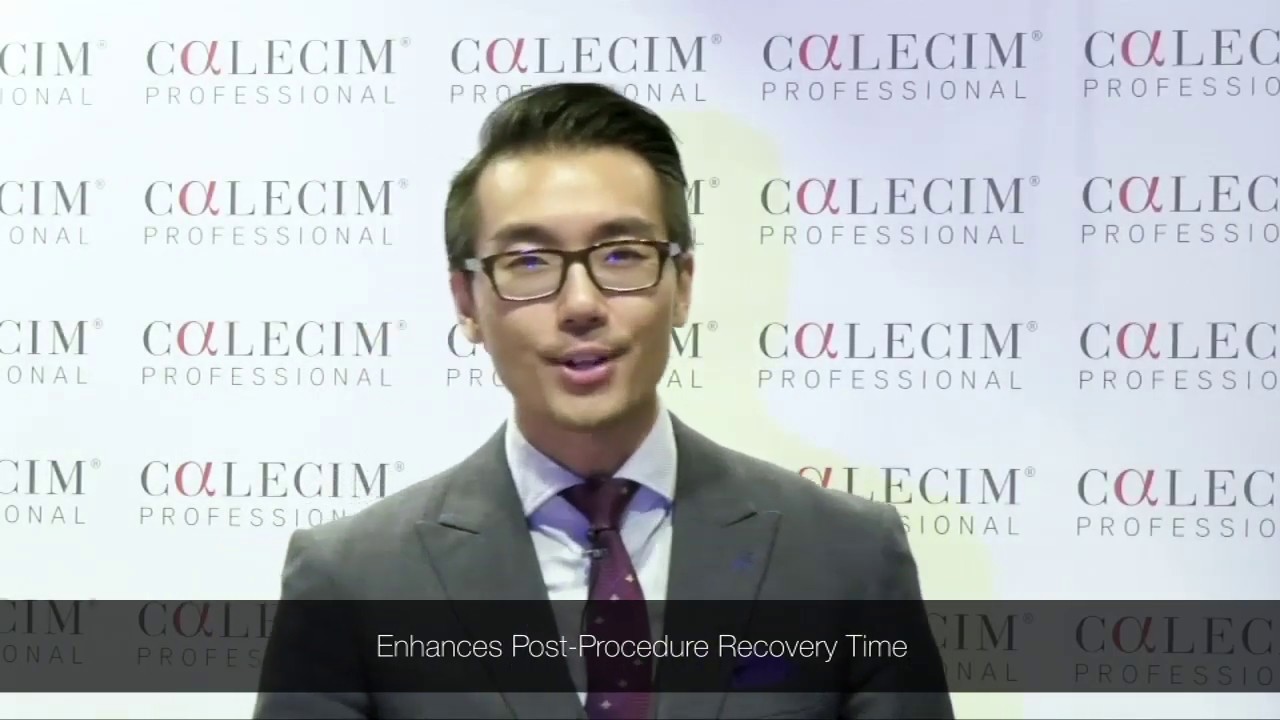Dr Douglas Wu, “the growth factors in CALECIM® Professional help with the healing post procedure and the downtime that a patient faces.”