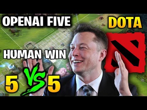 OPENAI FIVE vs TEAM HUMAN - RANDOM PICK OpenAI Five Benchmark TI8 2018