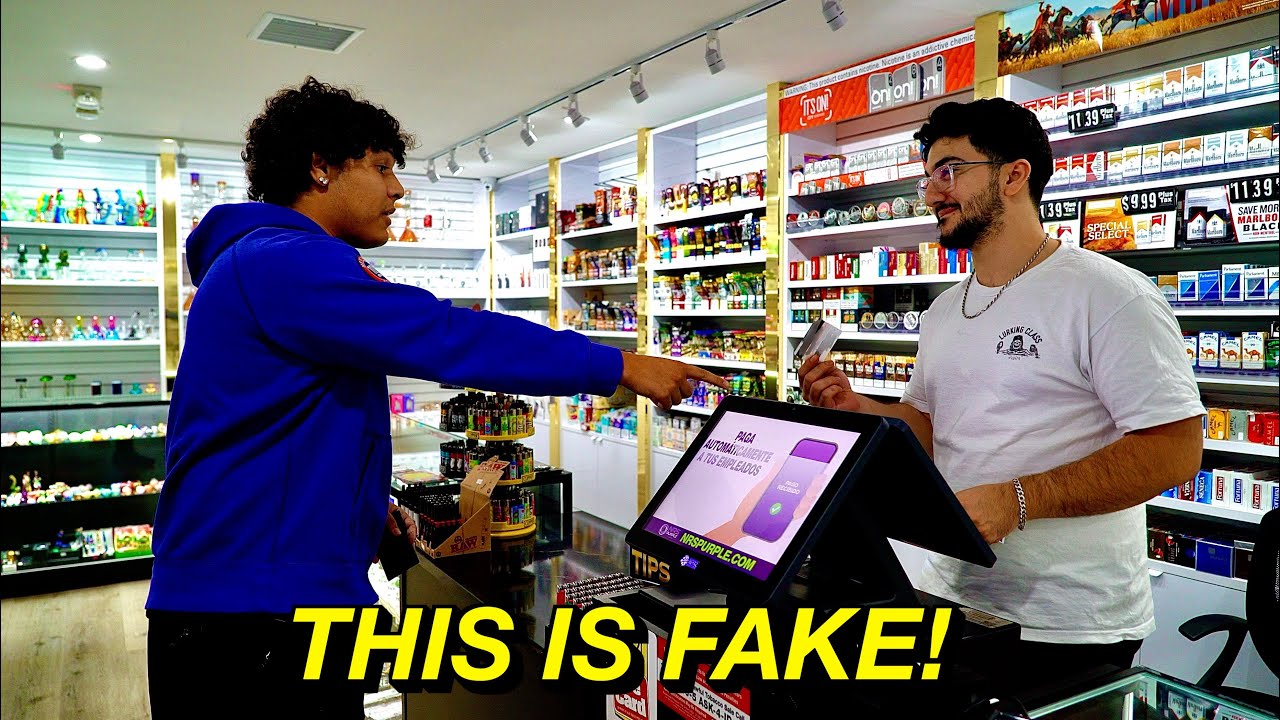 Acting SUS While Buying Vapes!