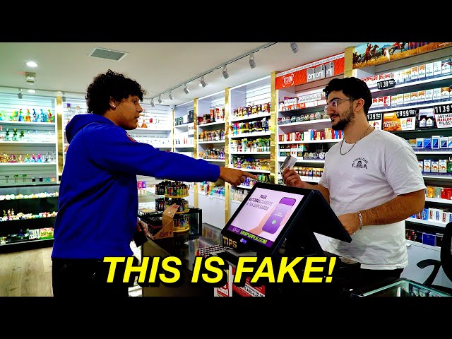 Acting SUS While Buying Vapes!