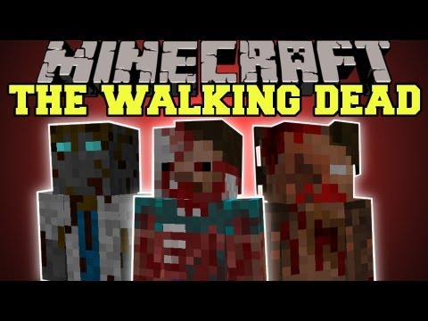 PopularMMOs - Minecraft : THE WALKING DEAD (ZOMBIES, GUNS, STRUCTURES) The Crafting Dead: Cure Mod Showcase