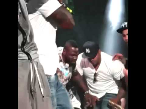 Actual Footage Of Slowbucks Getting His Chain Stolen At Hot 97 Summerjam During 50 Cent Performance