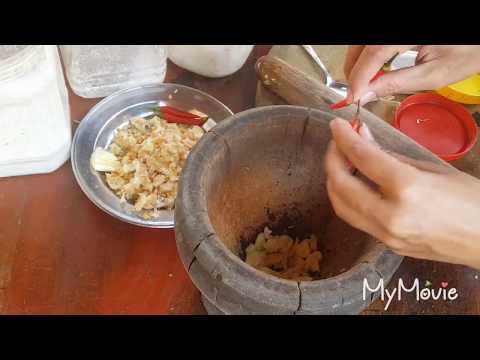 Cambodian Kitchen - Sweet And Sour Fishes Soup With Banana Tree And Crabs Video