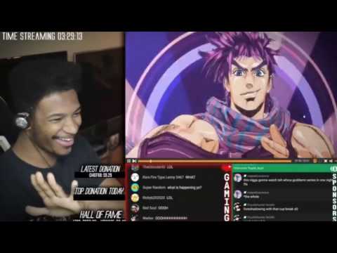 Etika (EWNetwork) -  Reaction to BLOODY STREAM / Jojo's Bizarre Adventure Opening 2