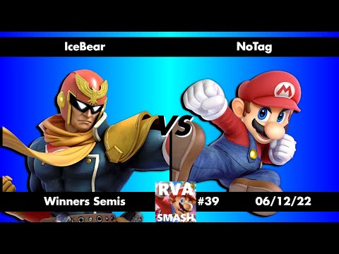 RVA Smash #39: IceBear (Captain Falcon) vs NoTag (Mario) - Winners Semis - Smash Ultimate SSBU