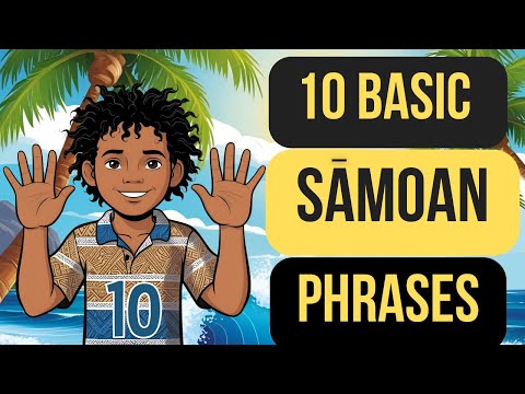 10 VERY BASIC Samoan Words that everyone should know.
