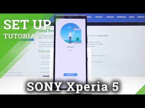 How to Set Up SONY Xperia 5 – Activation Process