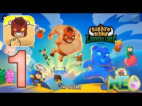 Burrito Bison: Launcha Libre Gameplay Walkthrough Part 1 - I Like Lucha! (iOS, Android)
