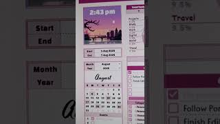 The most aesthetic google sheet planner u will ever see!
