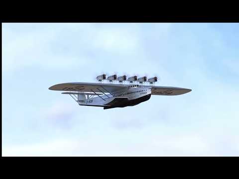 Dornier Do X  - A homage to the Do X and flight over Friedrichshafen