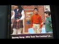 Barney Who Took The Cookies Clap Your Hands 2005