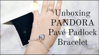 Unboxing Pandora Moments Pave Padlock Clasp Snake Chain Bracelet | Tanker BabeGaming