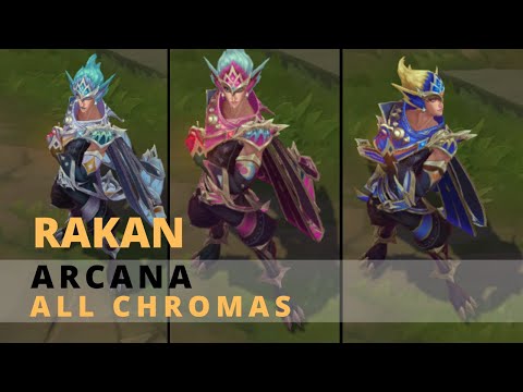 Arcana Rakan All Chromas - League Of Legends