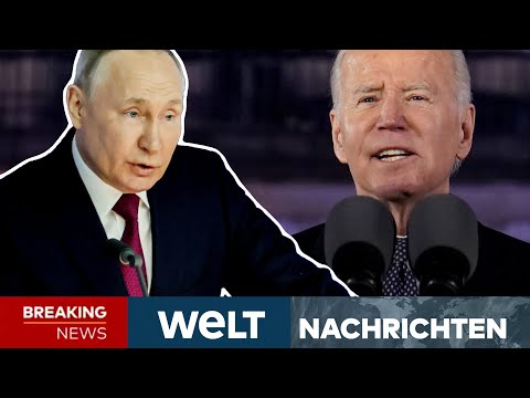 UKRAINE-KRIEG: Putins eindeutige Warnung an den Westen! Biden beschwört Zusammenhalt | WELT STREAM