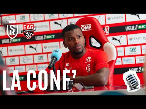 La conférence de presse avant la réception de Guingamp #J2