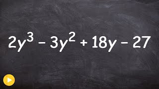 The easy way to factor a polynomial with four terms grouping