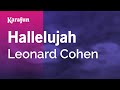 Hallelujah - Leonard Cohen | Karaoke Version | KaraFun