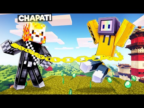 I BECAME GHOST RIDER TO STEAL DIAMONDS FROM LOGGY | MINECRAFT