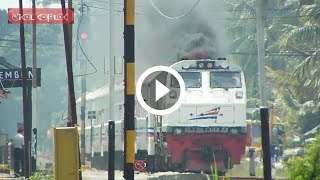 preview picture of video 'Kompilasi Kereta Api Ngebut Parah di Stasiun Prembun'