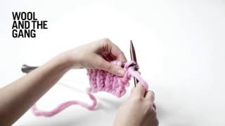 Twisted rib stitch