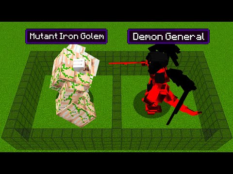 Mutant Iron Golem VS Demon General