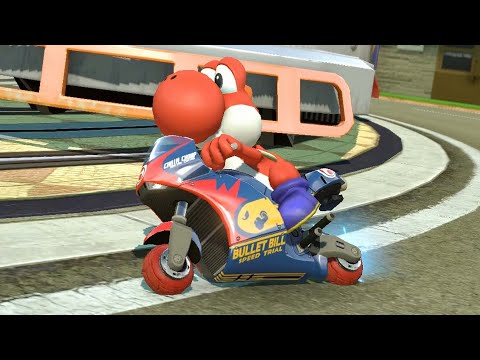 Mario Kart 8 Deluxe - 150cc Flower Cup (Red Yoshi Gameplay)