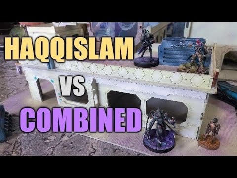 Infinity REINFORCEMENTS Battle Report - Combined Army v Haqqislam (Decapitation)