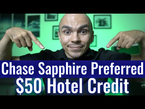 YouTube video about How do you redeem the Sapphire Preferred $50 hotel credit?