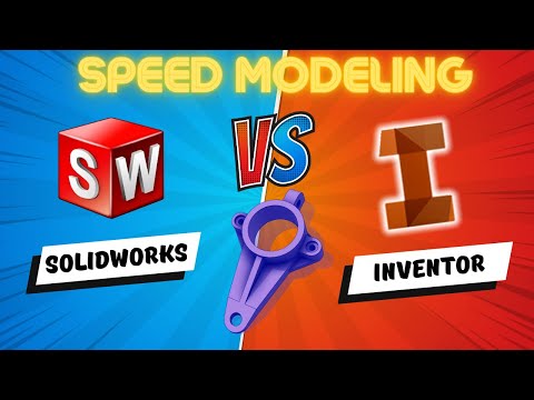 SolidWorks vs Inventor - Which is faster?  (2022 Tournament Highlight)