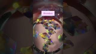 Rhombus crystal AB