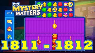 Mystery Matters Level 1811 - 1812 HD Gameplay | 3 match puzzle | Android | IOS | GameGo Game